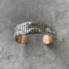 Silver Plated Mesh Cuff Bracelet