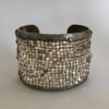 Silver Plated Mesh Cuff Bracelet