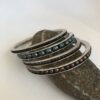 Sterling Silver Beaded Channel Bracelet